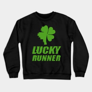 Lucky Runner St. Patricks Day Crewneck Sweatshirt